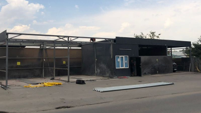 Незаконную автомойку снесли в Алматы