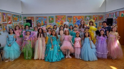 Дети металлургов АО "АрселорМиттал Темиртау" открыли выставку