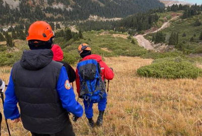 В горах Заилийского Алатау потерялась туристка