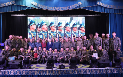 В Аршалы состоялось чествование увольняющихся в запас гвардейцев призыва &laquo;2&ndash;2024&raquo;