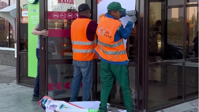 В Астане начали демонтировать вывески и рекламу, не соответствующие дизайн-коду