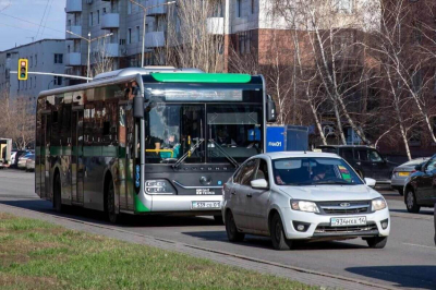 Автобусы временно не останавливаются у мечети &quot;Хазрет Султан&quot; в Астане