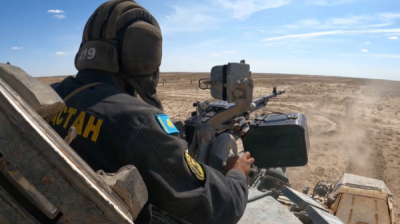 Танкистов проверяли на&nbsp;меткость в Мангистауской области