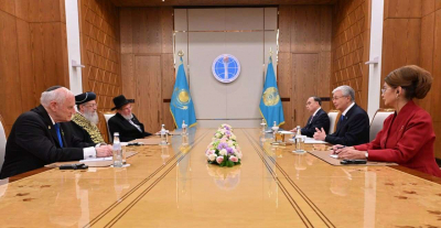 Токаев встретился с представителями иудейских организаций на полях Съезда религиозных лидеров