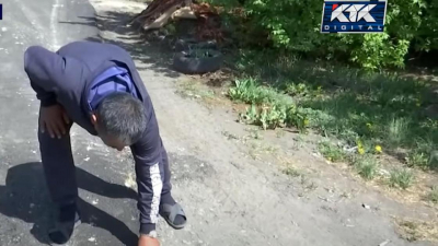 Жители пригорода Караганды сравнили новый асфальт с нежным бисквитом