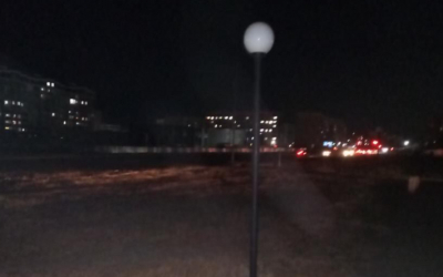 Народный репортер. Фонари установили, а зажечь забыли