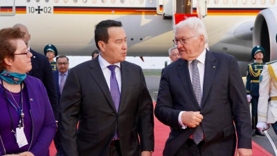 Президент Германии прибыл в Казахстан с государственным визитом (фото)