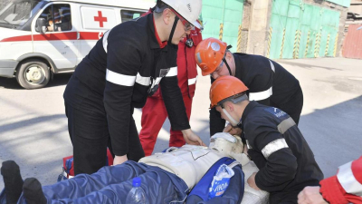 Добровольные аварийно-спасательные отряды АМТ соревновались в навыках готовности к ЧС