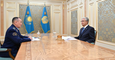 Президент принял министра обороны Даурена Косанова