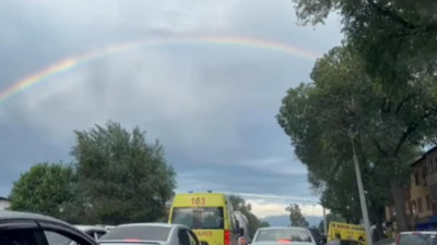 Затопленные дороги и радуга: алматинцы показали, что происходит в городе после ливня (фото, видео)