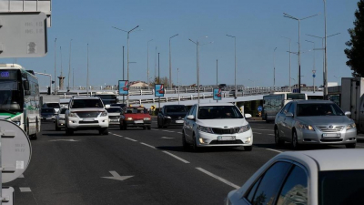 Ремонт по улице Саина в западном направлении в Алматы завершен. Начаты работы в восточном направлении