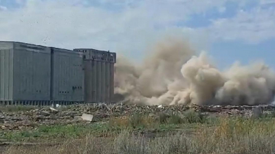 Элеватор взорвали в Костанайской области