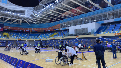 Впервые в Казахстане проводится Кубок страны по бочче