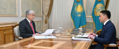 ​Касым-Жомарт Токаев принял акима Шымкента Габита Сыздыкбекова