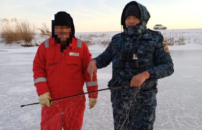 В Курмангазинском районе наказаны 5 рыбаков
