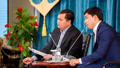 Женис Касымбек встретился с жителями ЖМ "Агрогородок"
