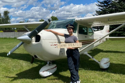 &laquo;Я с детства стремилась в небо&raquo;: 19-летняя уроженка Атырау управляет самолётом