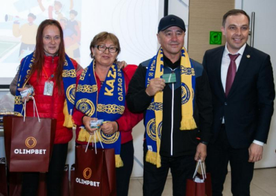 Карту болельщика презентовали Казахстанская федерация футбола и Olimpbet