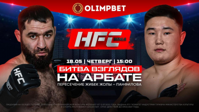 Битва взглядов бойцов Hardcore FC пройдет на Арбате в Алматы