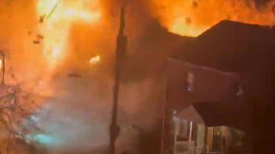 Мощный взрыв прогремел при обысках в жилом доме в США