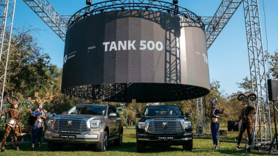 "Стильный и сильный": в Алматы презентовали внедорожник TANK 500