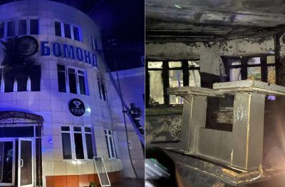 Карагандинец выпрыгнул с 3-го этажа, спасаясь от пожара в автосервисе