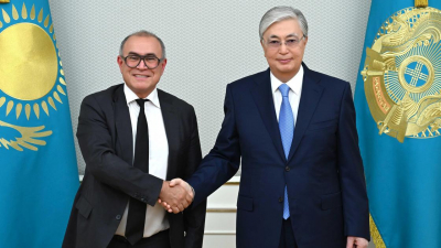 Токаев в Акорде принял известного экономиста Нуриэля Рубини