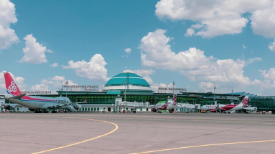 В аэропорту Астаны заявили о скором завершении ремонта взлетно-посадочной полосы