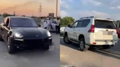 Водители Porsche Cayenne и Toyota Land Cruiser заинтересовали полицейских в Таразе