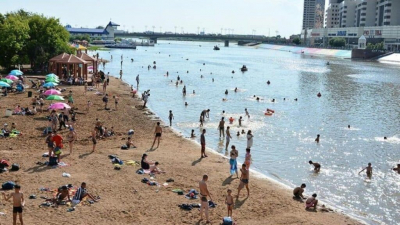 В Астане определили места для купания