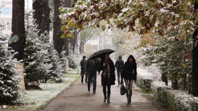 Снегопад и сильный ветер ожидаются в одном из мегаполисов Казахстана в пятницу