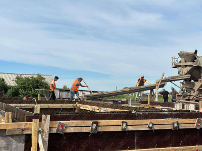 В селе Иванковке Буландынского района приступили к строительству домов для сельчан, пострадавших от паводка