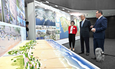 Развитие города Қонаев: Президент ознакомился с планами и перспективами