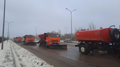 Как в Астане устраняют последствия снегопада, рассказали в акимате