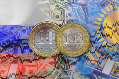 Давление на казахстанский тенге: влияние Нацбанка и российского рубля