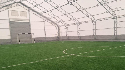 В Карагандинской области открыли новый крытый стадион для сельчан