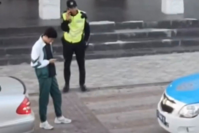 Водитель сделал звонок "другу" для решения вопроса с дорожным полицейским