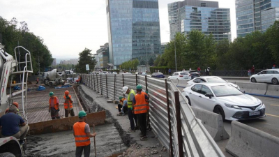 Ремонт на Аль-Фараби в Алматы: какие участки закроют в ближайшие дни