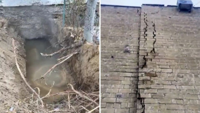 Расходится по швам: Жители боятся обрушения дома в Актау