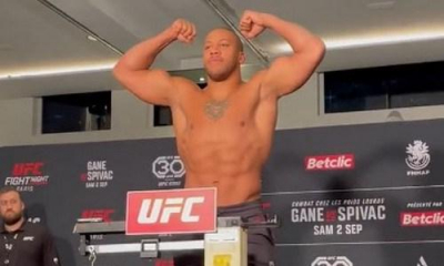 Участники турнира UFC с&nbsp;главным боем Сирил Ган&nbsp;&mdash; Сергей Спивак прошли взвешивание
